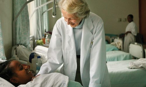 Catherine Hamlin på sjukhuset i Addis Abeba